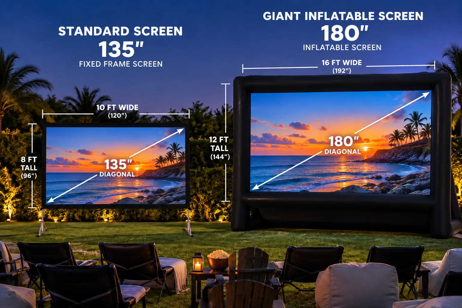 Giant Inflatable Movie Screen (180-inch) thumbnail 2